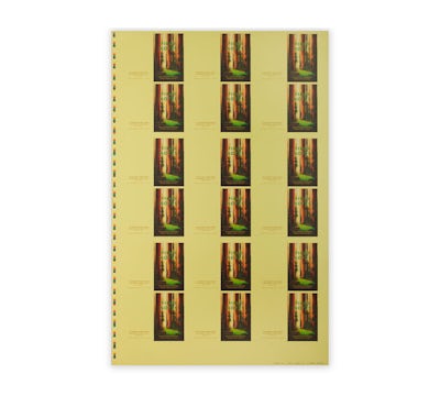 FNP 43l National Parks Press Sheet Sequoia