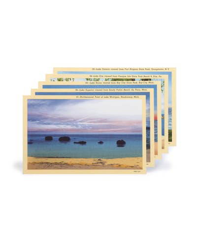 Great Lakes Postcard Set Fronts